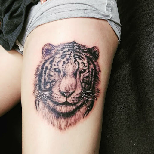 Explore spartan warrior tattoo ideas, creative tattoo ideas in Calhoun, available at A Sailors Grave Tattoo Parlor