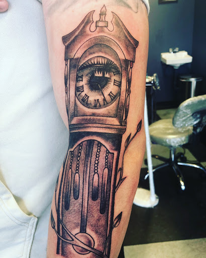 Explore compass tattoo ideas for men, creative tattoo ideas in San Angelo, available at A1 Tattoos and Piercings