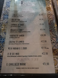 Ristorante Pizzeria Il Cavalluccio Marino à Trabia carte