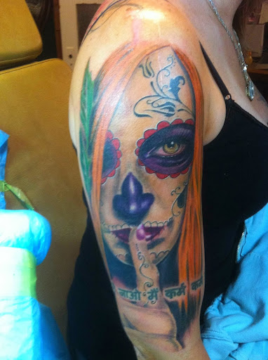 Explore stickman tattoo ideas, creative tattoo ideas in Woodward, available at Paper Street Tattoo Company