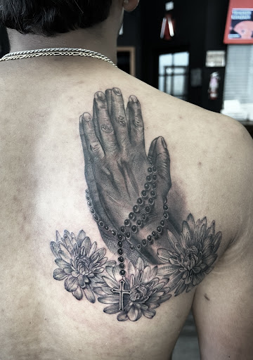 Explore disney couple tattoo ideas, creative tattoo ideas in Silver City, available at Independent Ink Tattoo