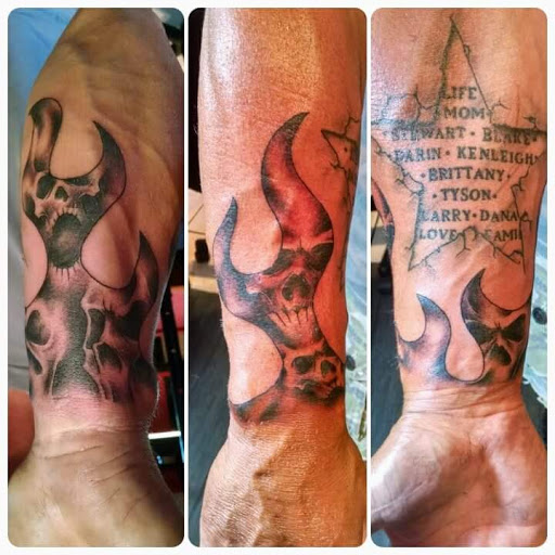 Explore memorial tattoo ideas for grandpa, creative tattoo ideas in Milan, available at Apocalyptic Ink Studio