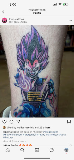 Explore easy leg tattoo ideas, creative tattoo ideas in Spring, available at Skin Stories Tat2