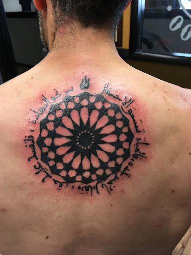 Explore tanjiro tattoo ideas, creative tattoo ideas in Lees Summit, available at Bleeding Heart Tattoo