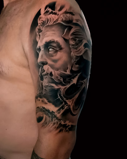 Explore male full sleeve tattoo ideas, creative tattoo ideas in Hialeah, available at Ink Demons