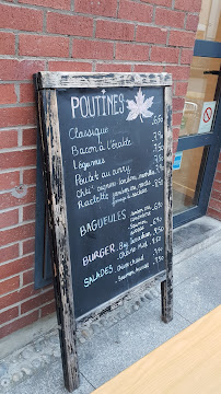 Restaurant canadien La Cabane à Poutines à Amiens - menu / carte