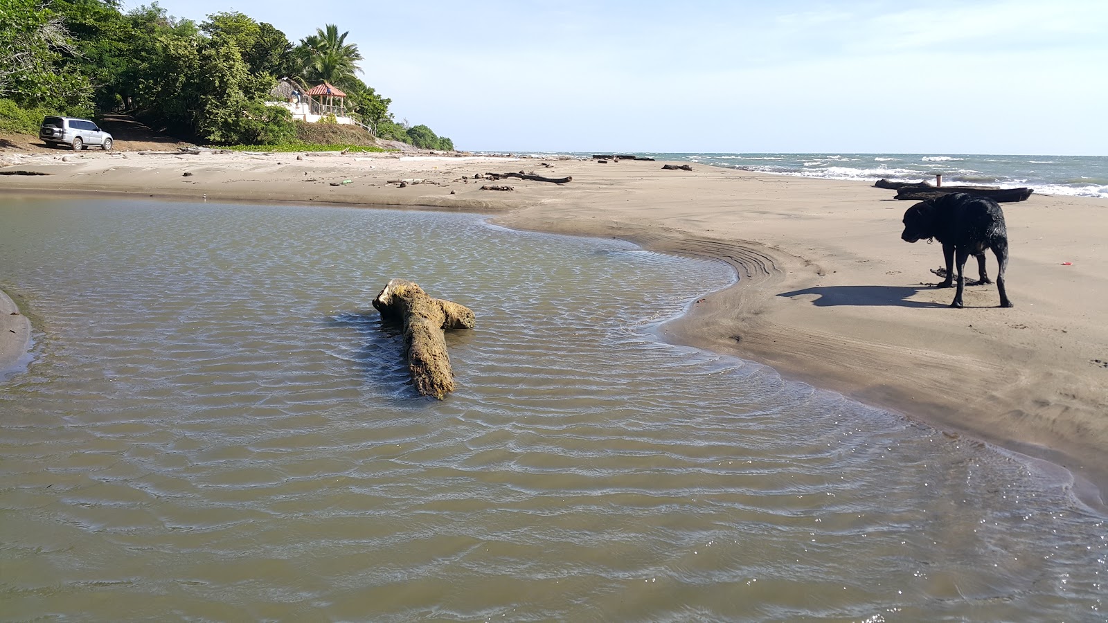 Ojo de Agua Beach的照片 位于自然区域