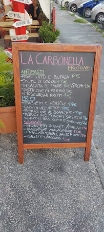 Pizzeria La Carbonella à Rome - menu / carte