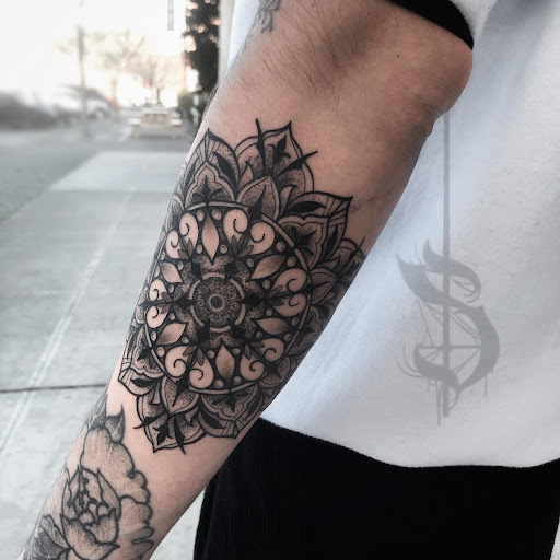 Explore crip tattoo ideas, creative tattoo ideas in Lopez Island, available at Soot and Bone Body Art Studio