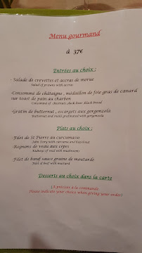 Carte du Restaurant Le Montagnole à Bourg-Saint-Maurice