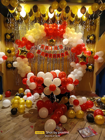 Pk balloon decoration
