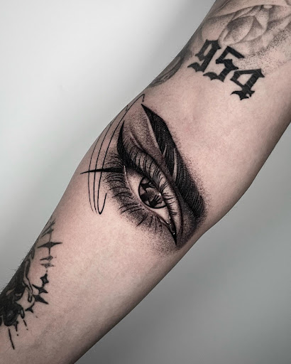 Explore 222 tattoo ideas, creative tattoo ideas in Hollywood, available at Sacred Eye Tattoos