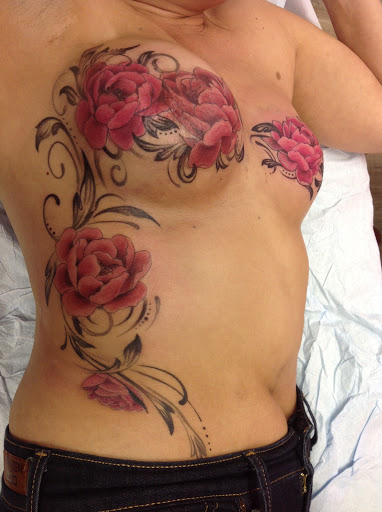 Explore japanese chest tattoo ideas, creative tattoo ideas in Newhall, available at The Gilded Lily