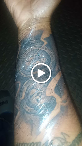 Explore solar eclipse tattoo ideas, creative tattoo ideas in Toledo, available at Art Bound Studio