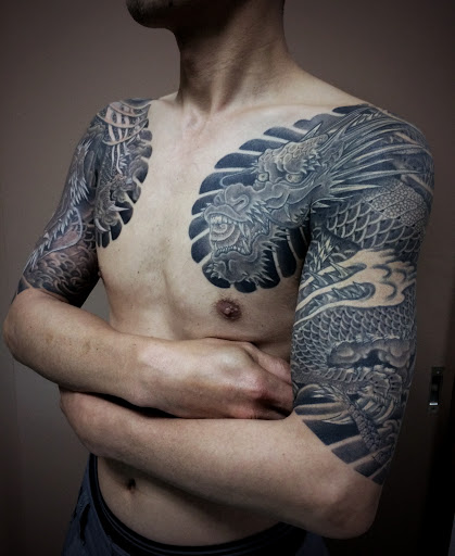 Traditional Japanese Tattoo by Tebori / Kensho Ⅱ / Private atelier