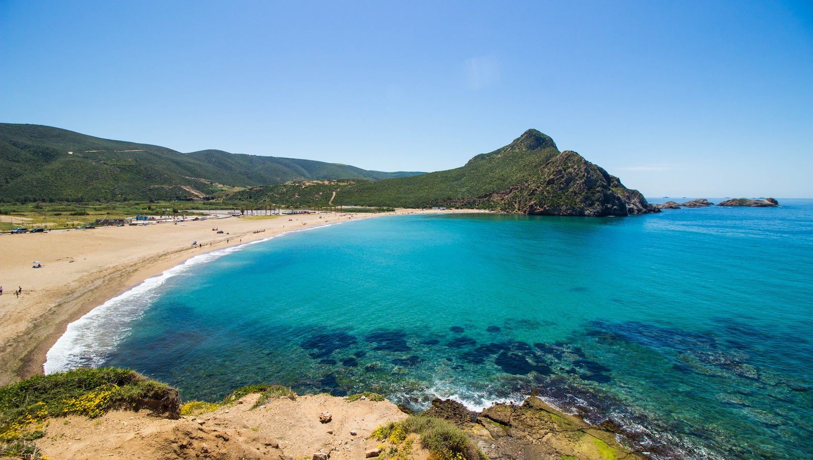 Foto van Plage Medegh 1 met helder zand oppervlakte