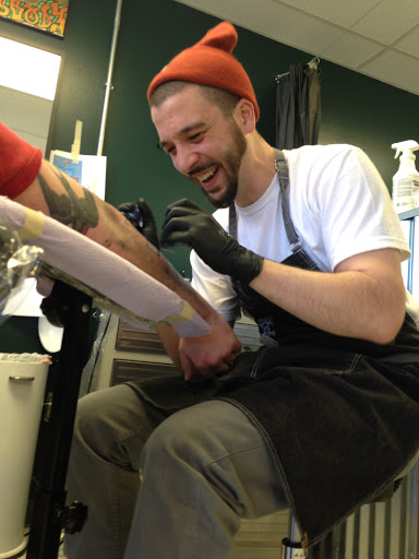 Explore t rex tattoo ideas, creative tattoo ideas in Kent, available at War Horse Ink