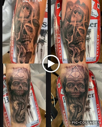 Explore bad bunny tattoo ideas, creative tattoo ideas in Bethlehem, available at Black Rose Ink