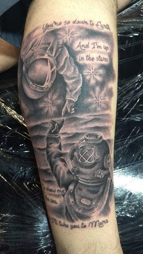 Explore 3 friends tattoo ideas, creative tattoo ideas in Cocoa Beach, available at The Corner Tattoo and Piercing Studio