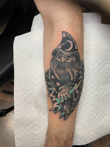 Explore handcuff tattoo ideas, creative tattoo ideas in Delmar, available at Resolute Tattoo