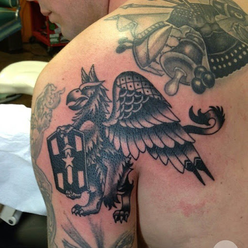 Explore leg tattoo ideas for women, creative tattoo ideas in Temple, available at Lucky In Love Tattoo