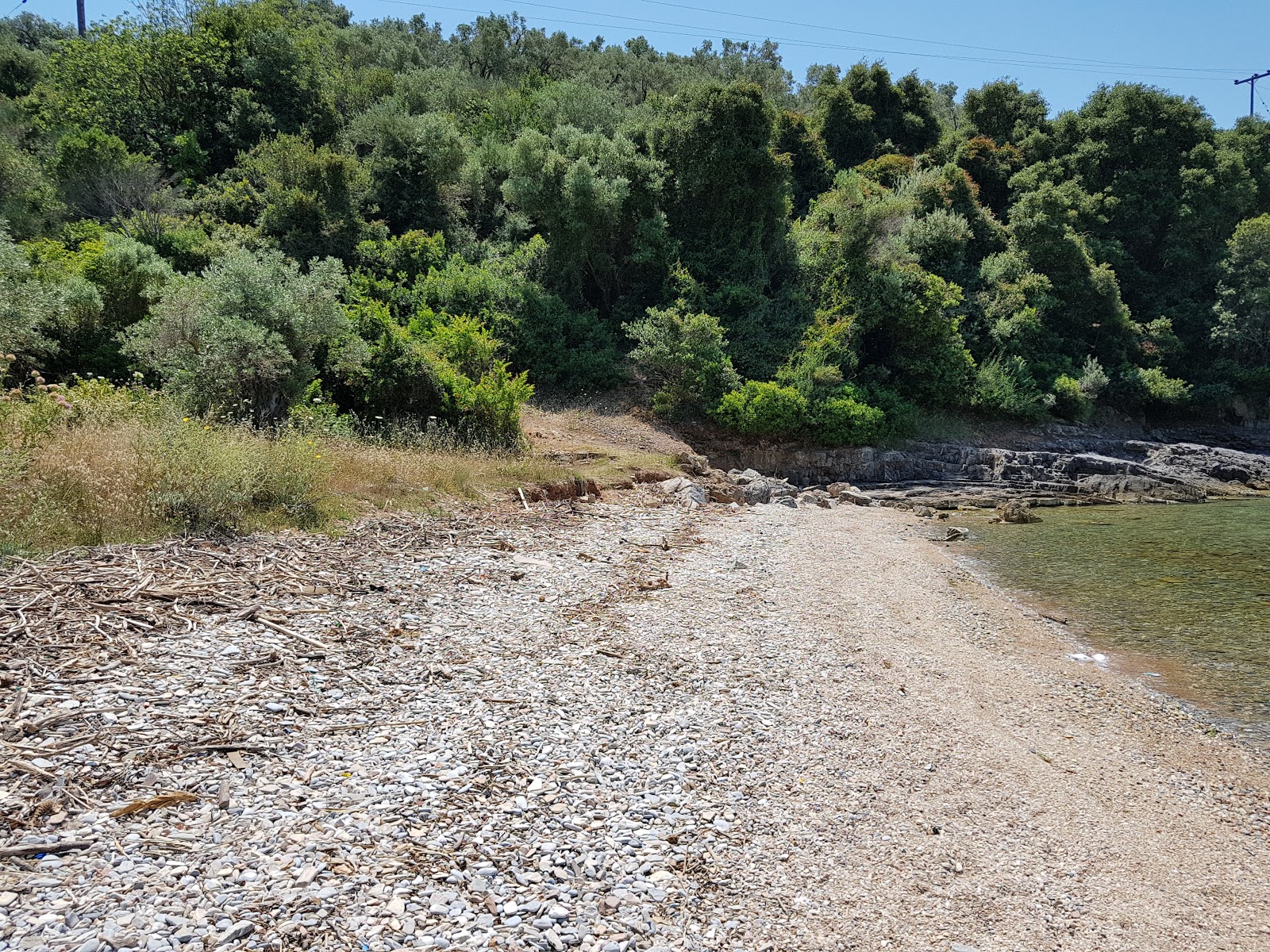 Foto di Vathia beach zona selvaggia