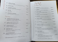 Menu du Restaurant Saz à Braunschweig