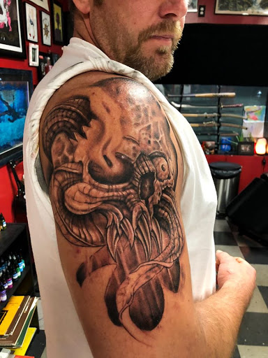 Tattoo Shop «Lucky DeVille Tattoo Co.», reviews and photos, 2333 Niagara Falls Blvd, Amherst, NY 14228, USA