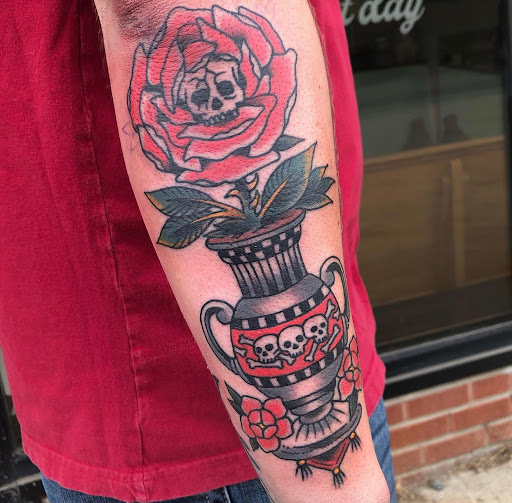 Explore pinky and the brain tattoo ideas, creative tattoo ideas in Indianapolis, available at Great Day Tattoo