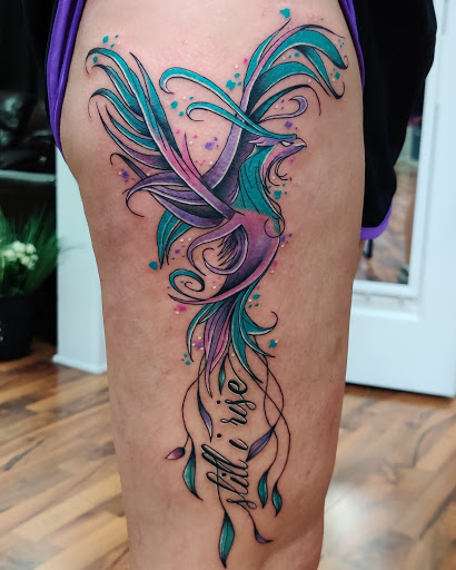 Explore grizzly bear tattoo ideas, creative tattoo ideas in Crestview, available at Tommy Gunns Tattoo