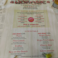 Restaurant Wokasie à Saran (le menu)