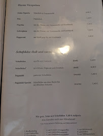 Gasthaus Paradies Ehingen griechische Gerichte à Ehingen carte