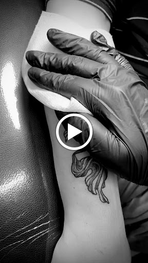 Explore side thigh tattoo ideas, creative tattoo ideas in Douglasville, available at Long Island Ink Tattoo & Piercing