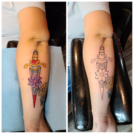 Explore tattoo arm ideas, creative tattoo ideas in Clarkston, available at Rogue Tattoo