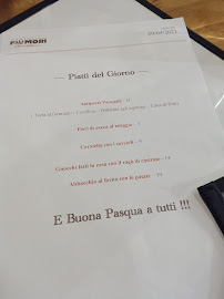 Carte du Osteria Fratelli Mori à Rome