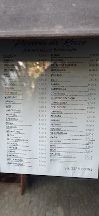 Pizzeria Da Rocco. Forno a legna.. à Roseto degli Abruzzi menu