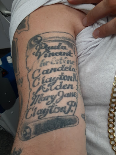 Explore gospel tattoo ideas, creative tattoo ideas in Saint Paul, available at Fearless Tattoo Removal