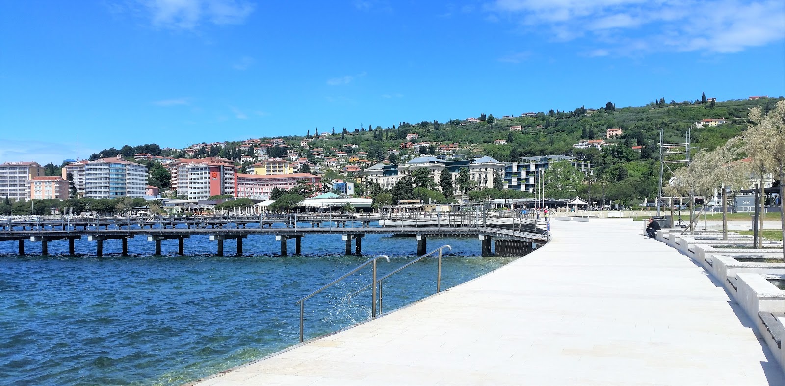 Foto af Portoroz beach strandferiestedet område