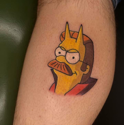 Explore side thigh tattoo ideas, creative tattoo ideas in Lake Villa, available at Eternal Tiger Tattoo