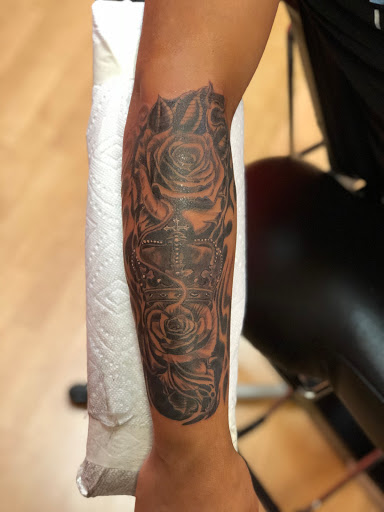 Explore mens neck tattoos ideas, creative tattoo ideas in Wappingers Falls, available at Leo Tats Tattoo