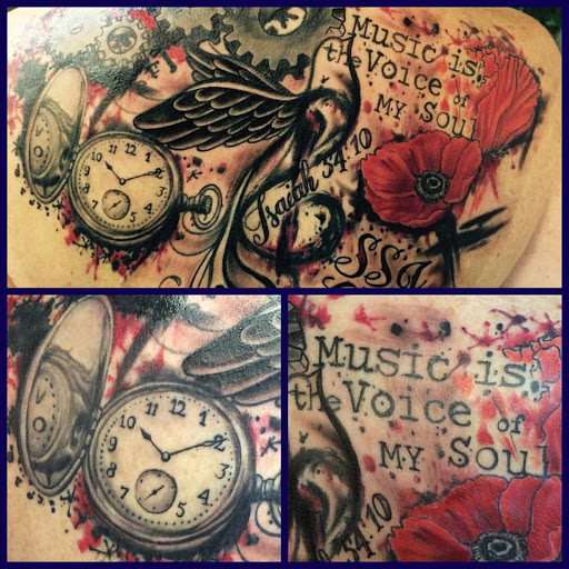 Explore waterfowl tattoo ideas, creative tattoo ideas in Houston, available at Rose & Dagger Tattoo