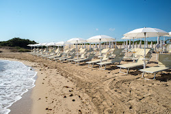 Foto von Lido Bianco beach mit sehr sauber Sauberkeitsgrad