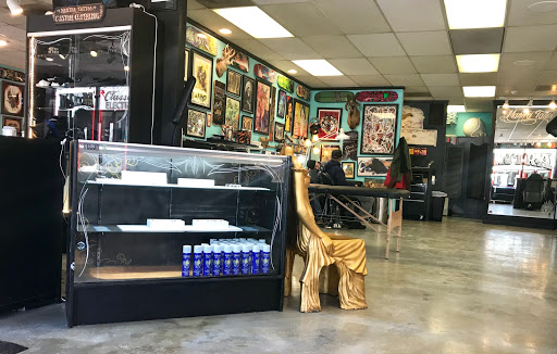 Explore upper arm men tattoo ideas, creative tattoo ideas in Denver, available at Mantra Tattoo and Piercing