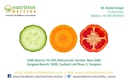 Nutrition Matters by Dietitian Ankita Gupta Sehgal ~ The Best Dietician in Delhi NCR for Weight Loss, PCOS and More