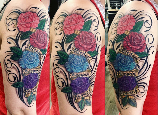 Explore rest in peace dad tattoo ideas, creative tattoo ideas in Anchorage, available at Unique Ink AK