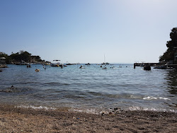 Foto von Potocnica beach und die siedlung