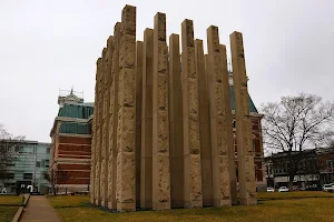 Limestone Pillars - Veterans Memorial image