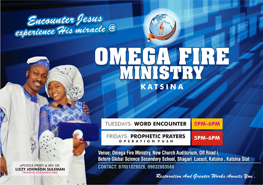 Omega Fire Ministry, Shagari Lowcost, Katsina, Katsina, Nigeria, Place of Worship, state Katsina