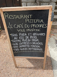 Menu du Restaurant Pizzeria bar Café Du Progrès à Levie
