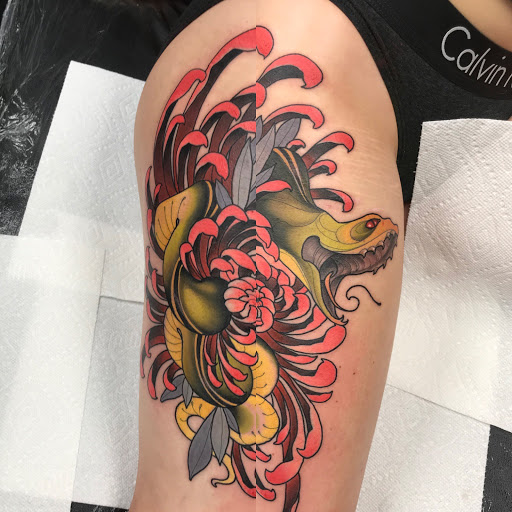 Explore anniversary tattoo ideas, creative tattoo ideas in Tallmadge, available at Killjoy tattoo